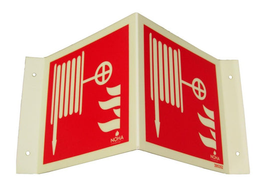 Plogskilt for brannpost, NOHA