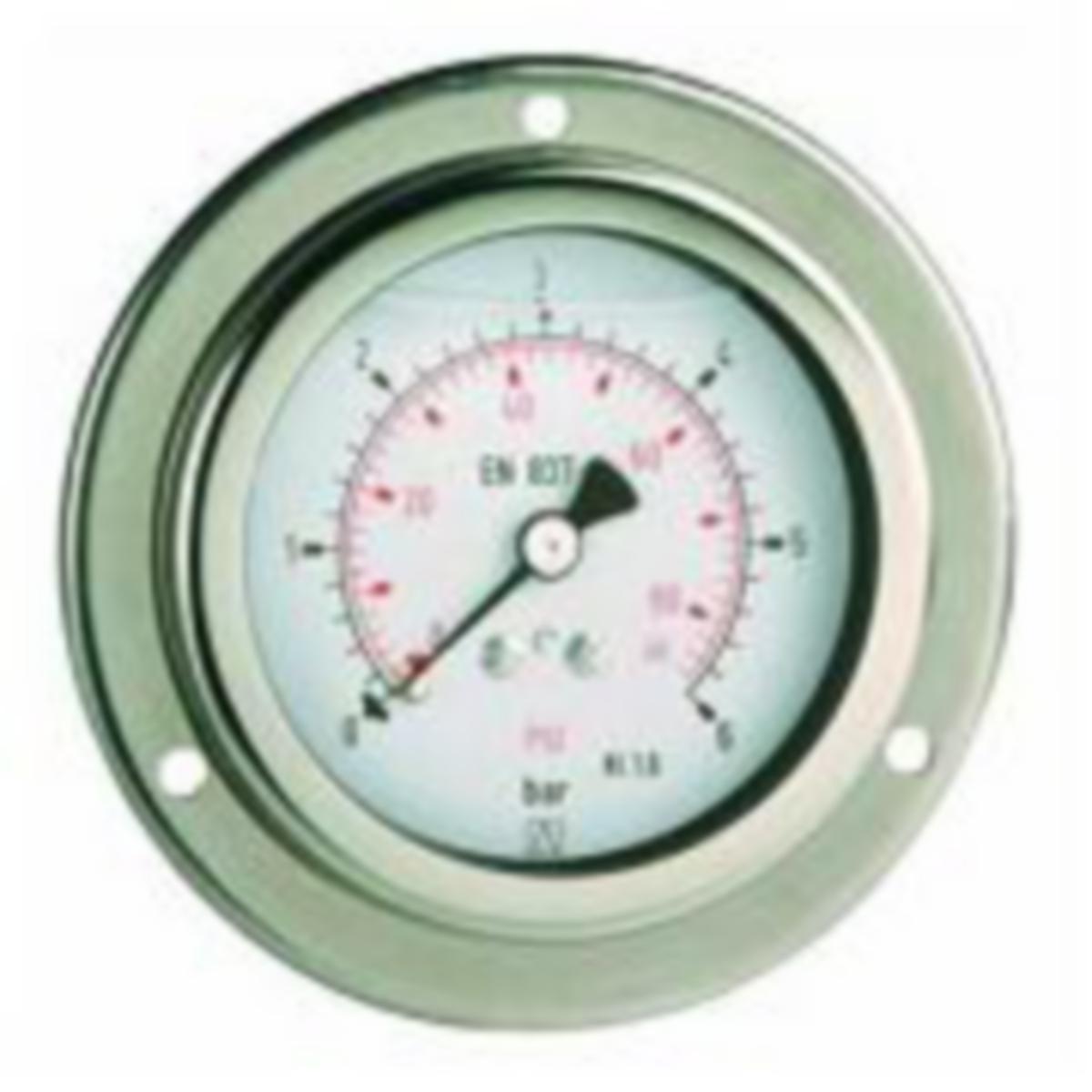 Manometer industri 63 mm, anslutning bak - Hasvold