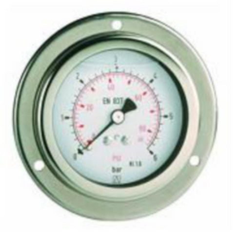 Manometer industri 63 mm, anslutning bak - Hasvold