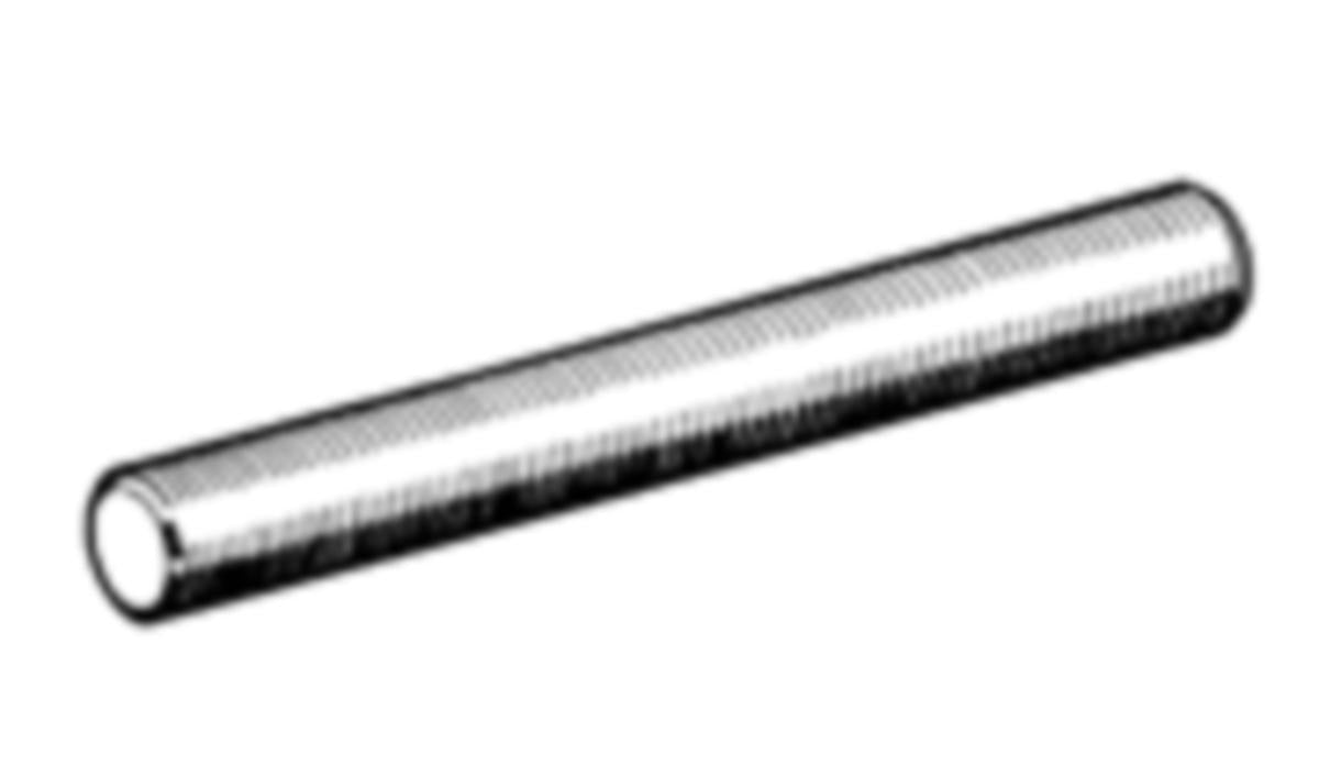 Gjengestag, helgjenget 4.6 elektroforsinket, DIN 975, Kruge