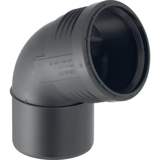 Bend 67,5° med en muffe PP, Silent - Geberit