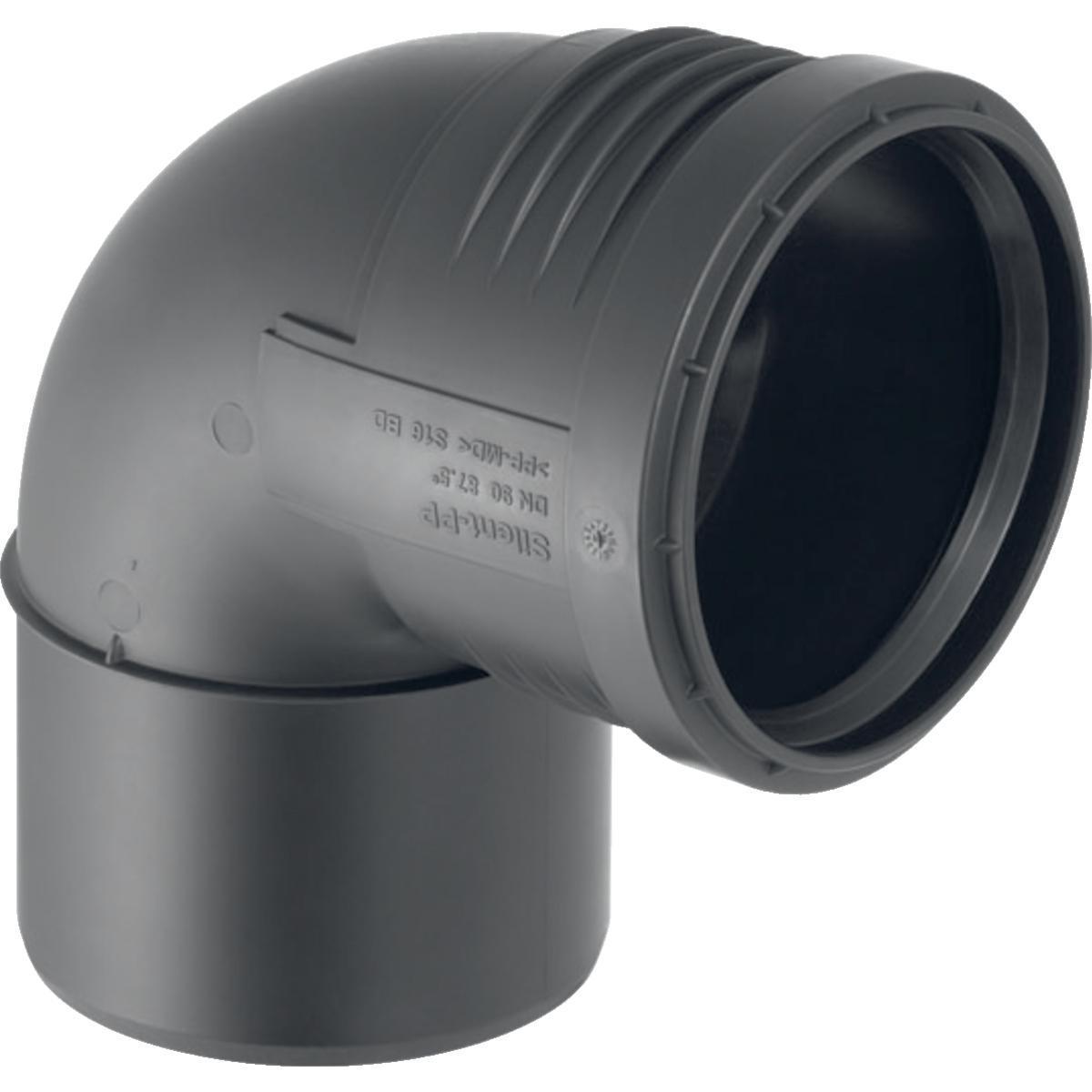 Bend 87,5° med en muffe PP, Silent - Geberit