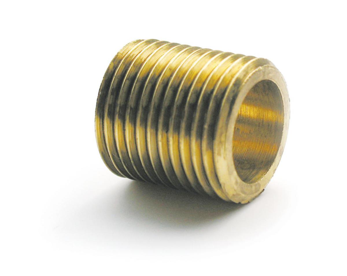 Slettnippel Isiflo, messing - Raufoss Water and Gas