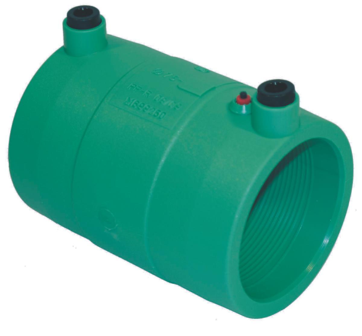 Elektrosveis skyvemuffe, Blue pipe / Green pipe og tappevann - Armaturjonsson