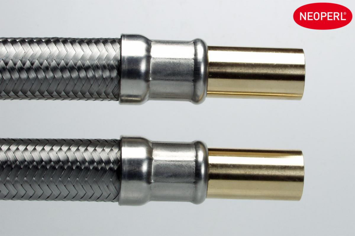 Tilkoblingsslange Neoflex EPDM, rett/rett kobling med flatt ende, a-collection