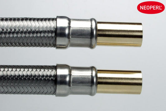 Tilkoblingsslange Neoflex EPDM, rett/rett kobling med flatt ende, a-collection