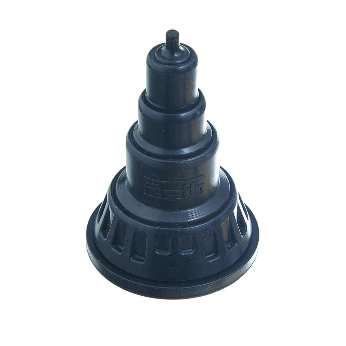 Gumminippel universal for plasthette/fiks. av varerør, Roth