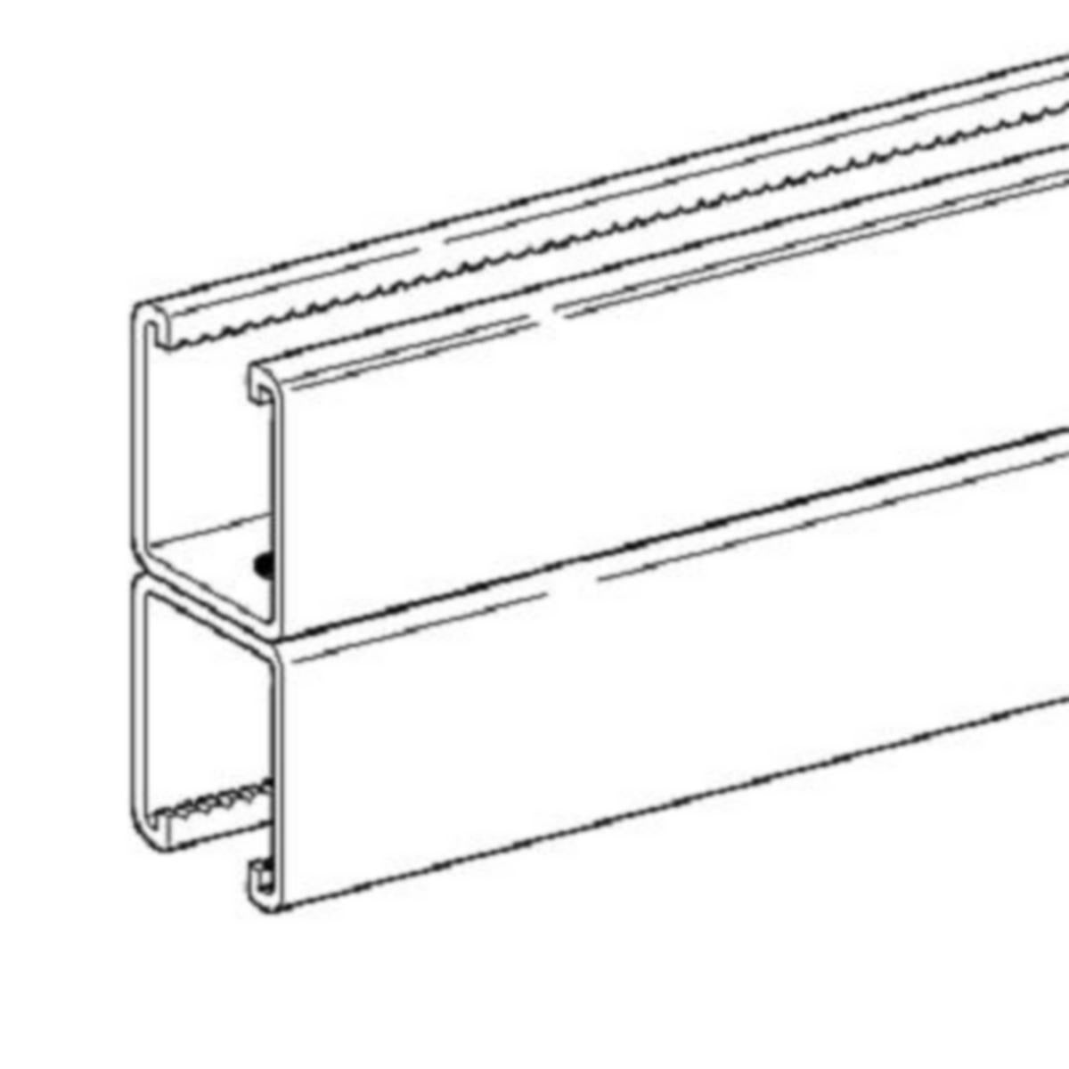Montasjeskinne system 41, dobbeltskinne, Kruge