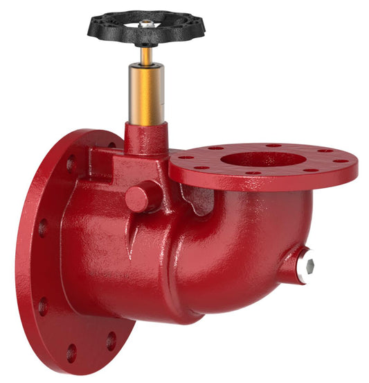 Stormklaffventil vinkel GGG40, LkValves