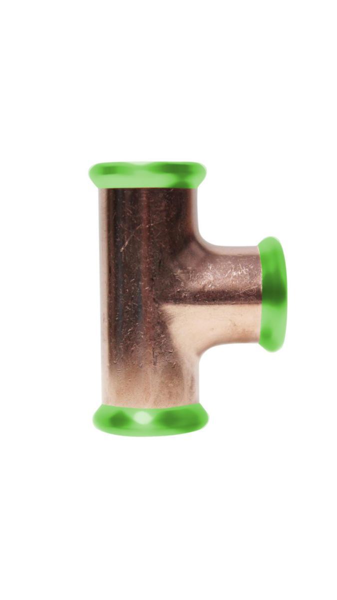 T-rør m/3 muffer A-press - a-collection