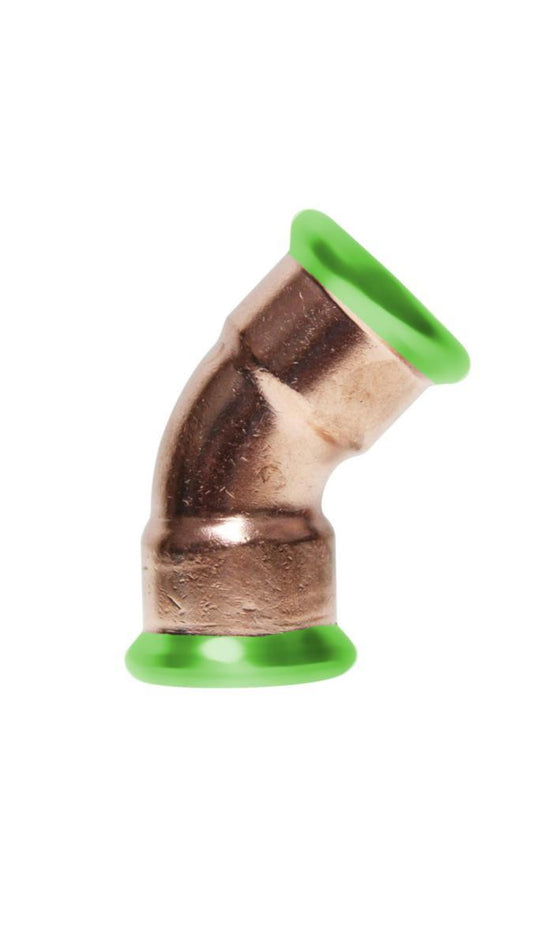 Bend 45° med 2 muffe A-press - a-collection