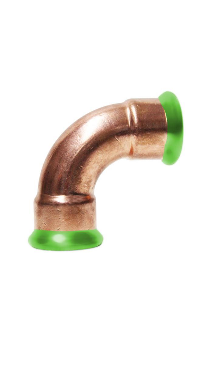 Bend 90° med 2 muffer A-press - a-collection