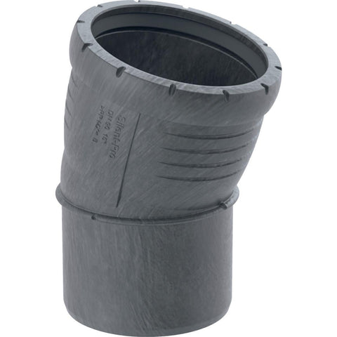 Bend med en muffe 15°, PP,Silent Pro - Geberit