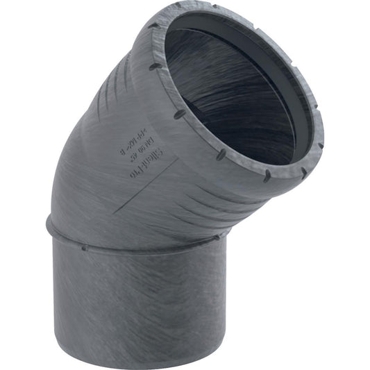 Bend med en muffe 45°, PP, Silent Pro - Geberit