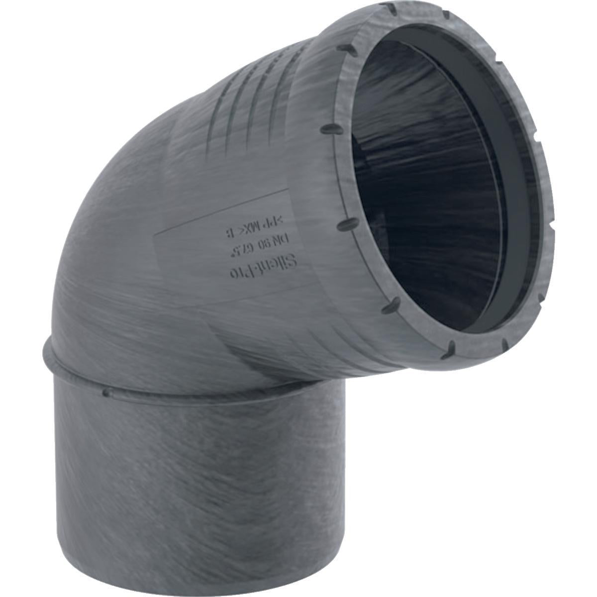 Bend med en muffe 67.5°, PP, Silent Pro - Geberit