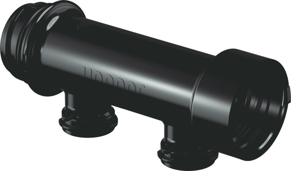 Fordeler1" med 2 stikk  Aqua Plus PPSU PPM, Uponor