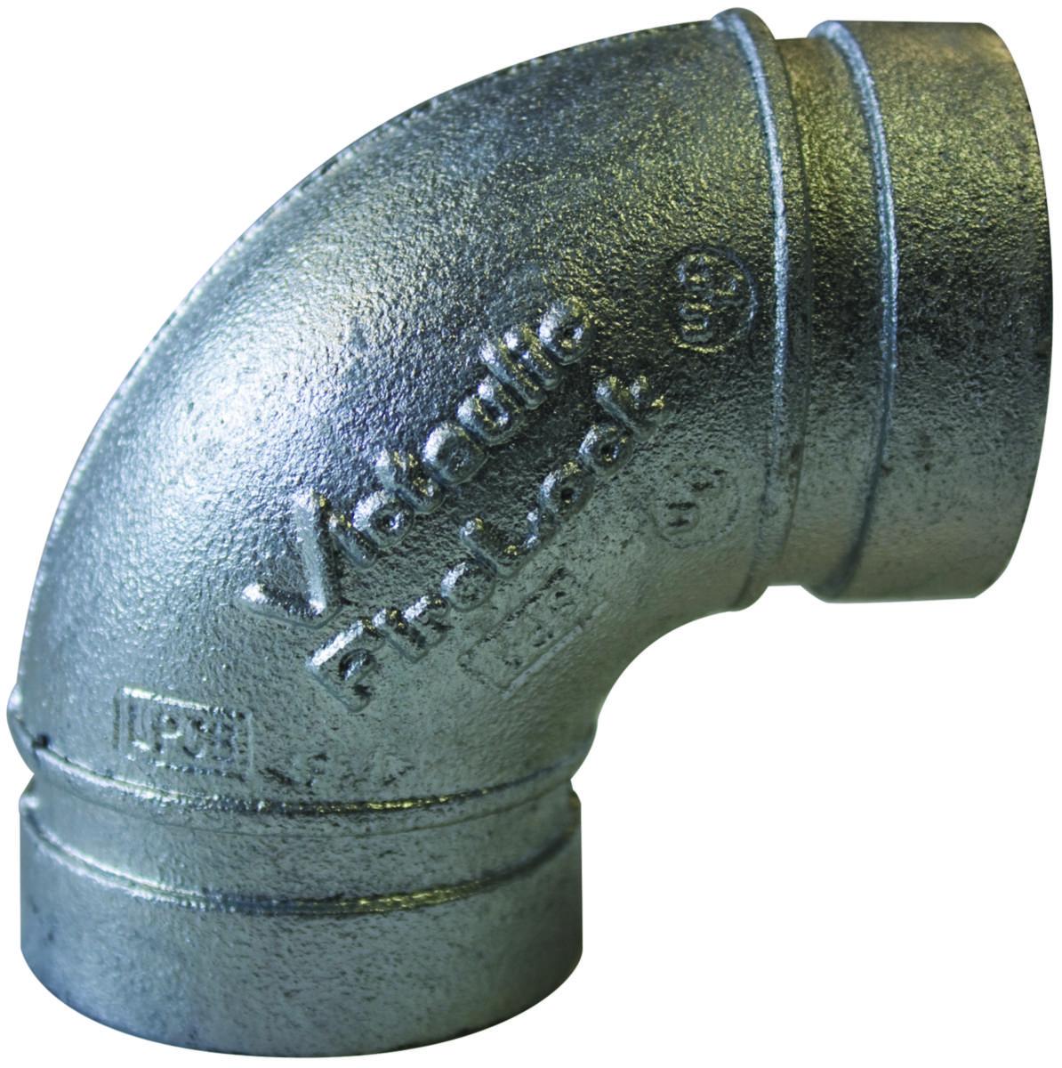 Bend rillet 90º, Vic 001, Galvanisert, Victaulic® FireLock™