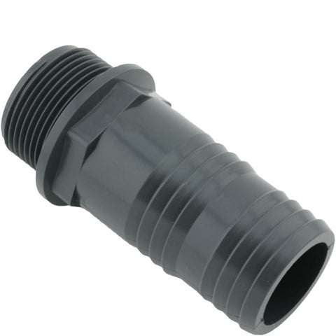 Slettnippel med utvendige gjenger PVC, AFV - GPA Flowsystem