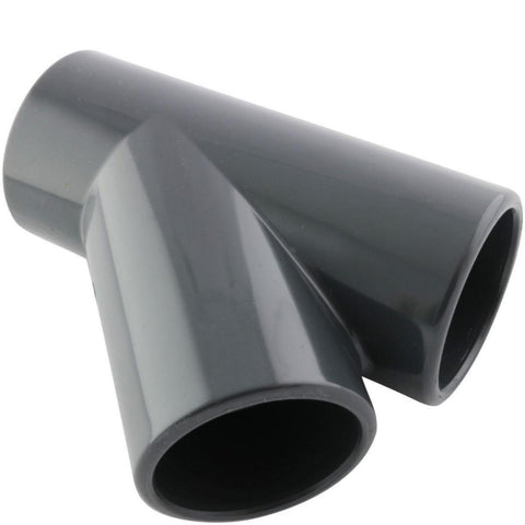 T-rør 45º innvendig liming PVC, YIV - GPA Flowsystem