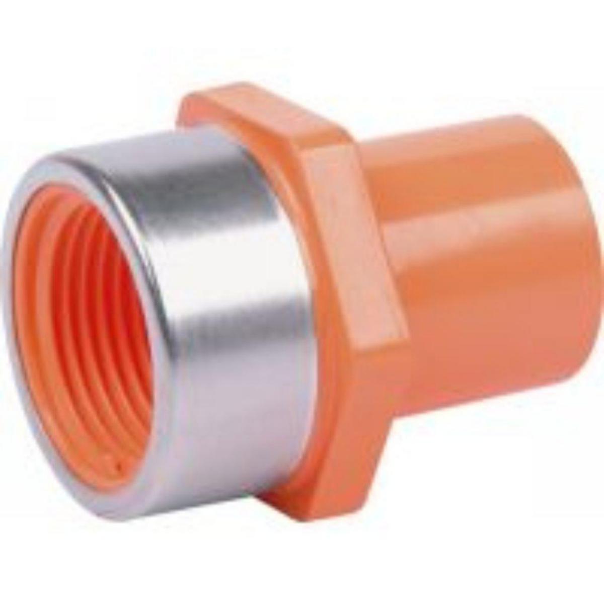 Nippelmuffe utvendig liming/Innv. NPT gjenge, CPVC - GPA Flowsystem