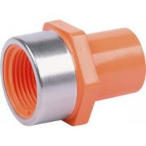 Nippelmuffe utvendig liming/Innv. NPT gjenge, CPVC - GPA Flowsystem