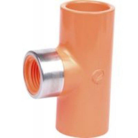 T-rør innvendig liming/innv. lim/innv. NPT gjenge, CPVC - GPA Flowsystem