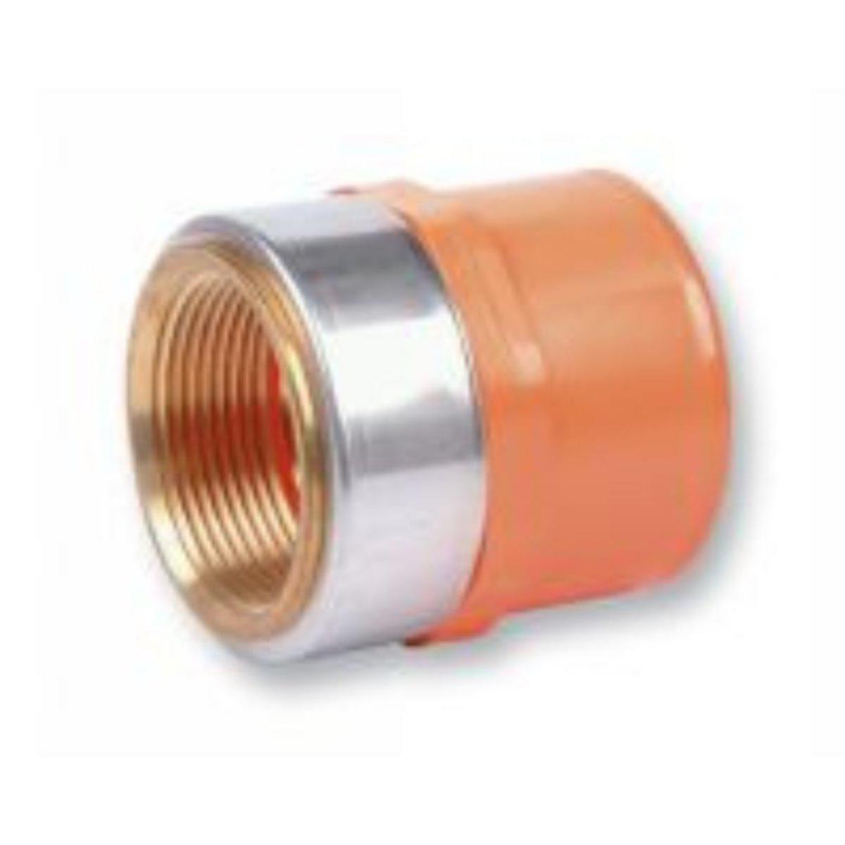 Overgangsmuffe innvendig liming/innv. NPT messing gjenge, CPVC - GPA Flowsystem