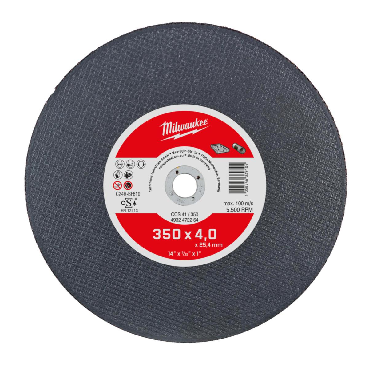 Kappeskive Milwaukee Multi CCS 41