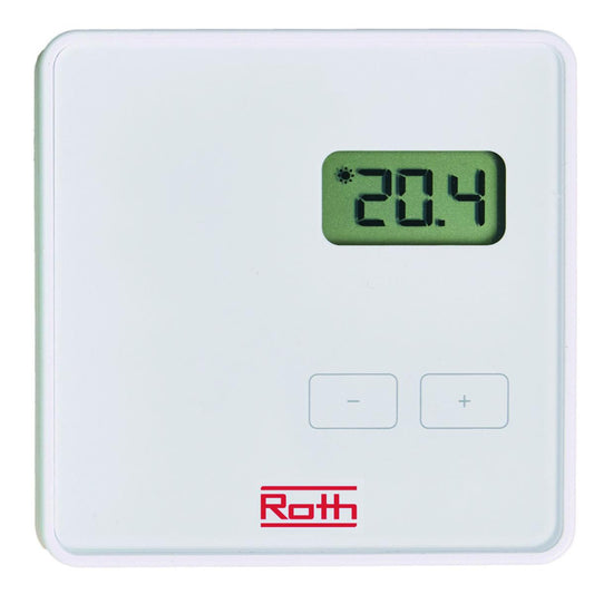 Termostat digital hvit, Roth