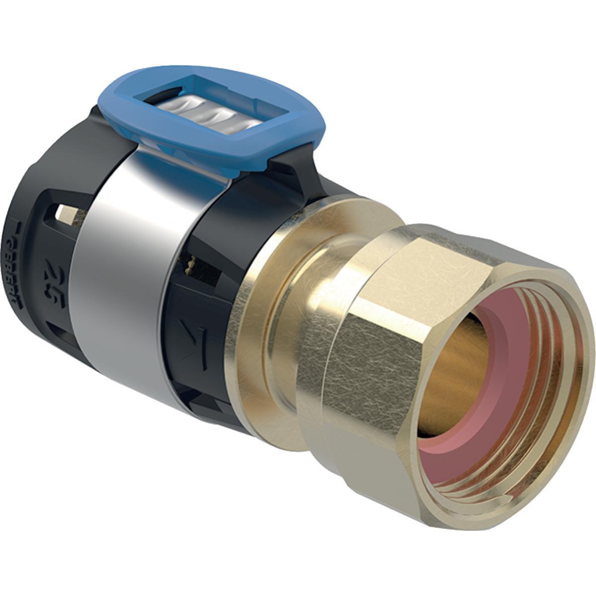 Overgang med unionmutter FlowFit, Geberit