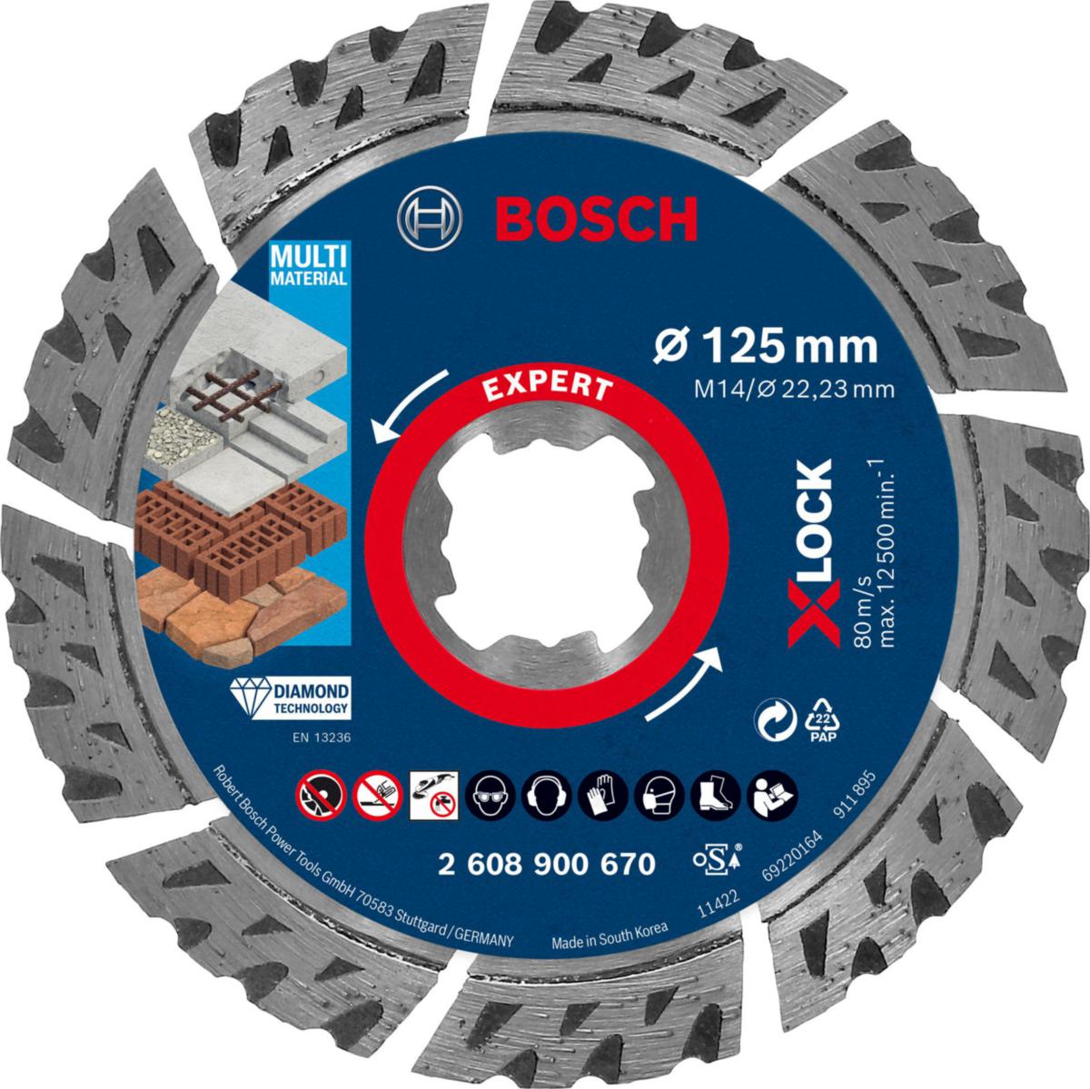 Diamantskive Bosch Expert Multimaterial X-LOCK