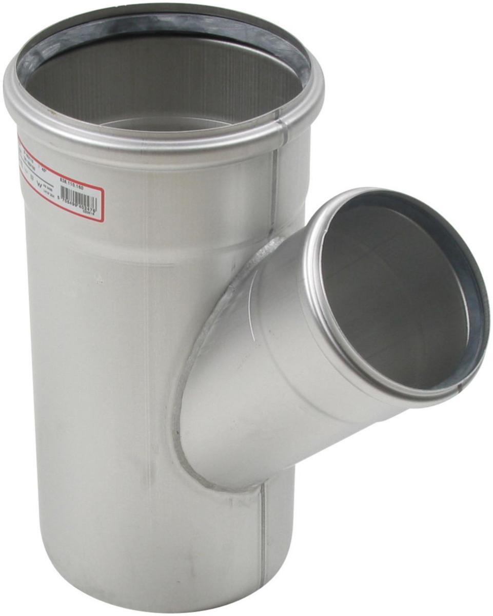 Grenrør 45° enkelt, AISI 316L, Europipe - Blücher