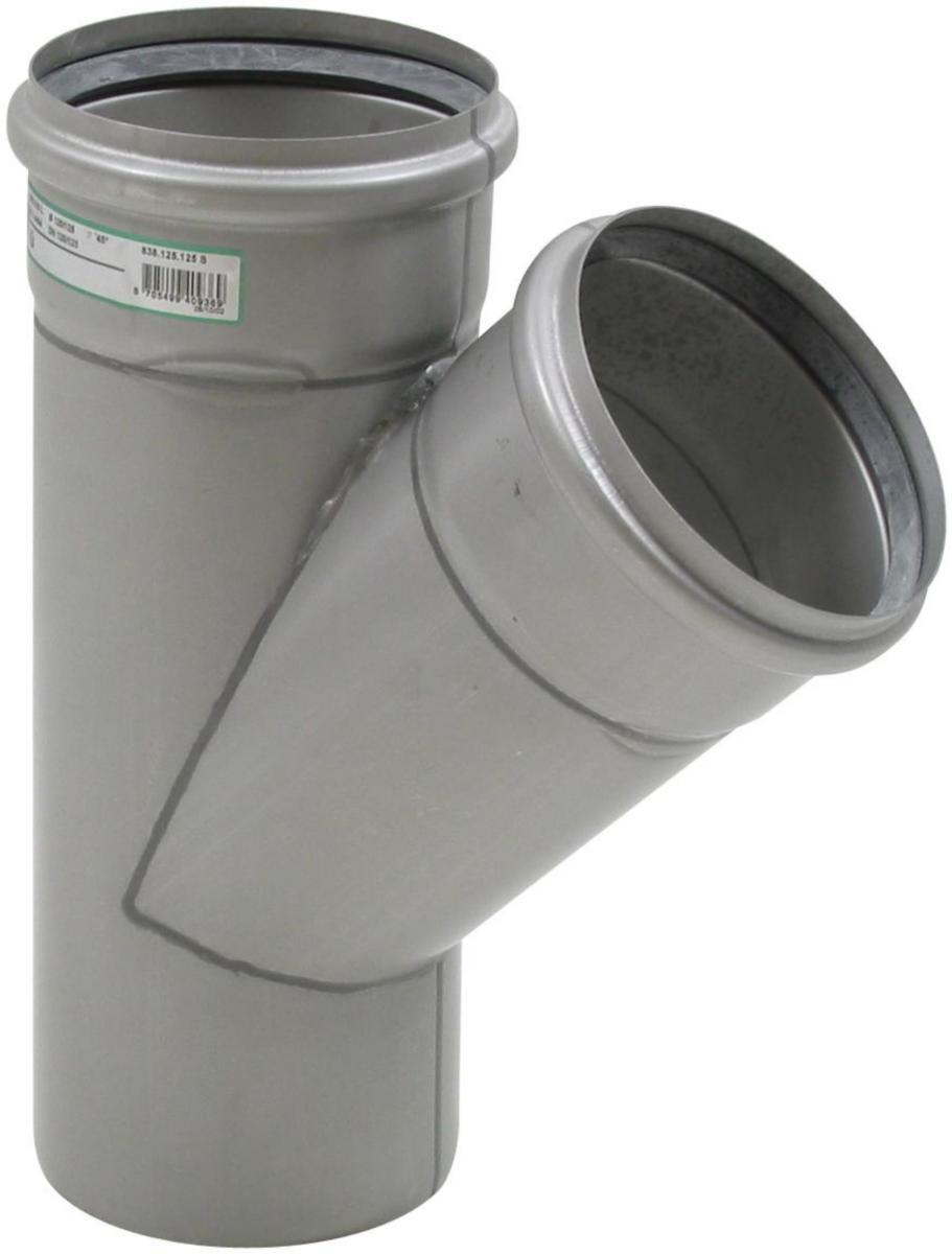 Grenrør 45° enkelt, AISI 316L, Europipe - Blücher