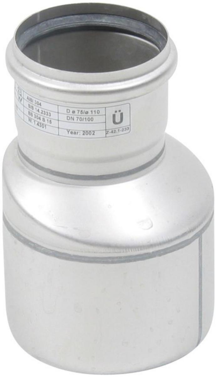 Eksentrisk overgang, AISI 316L, EN1.4404., Europipe - Blücher