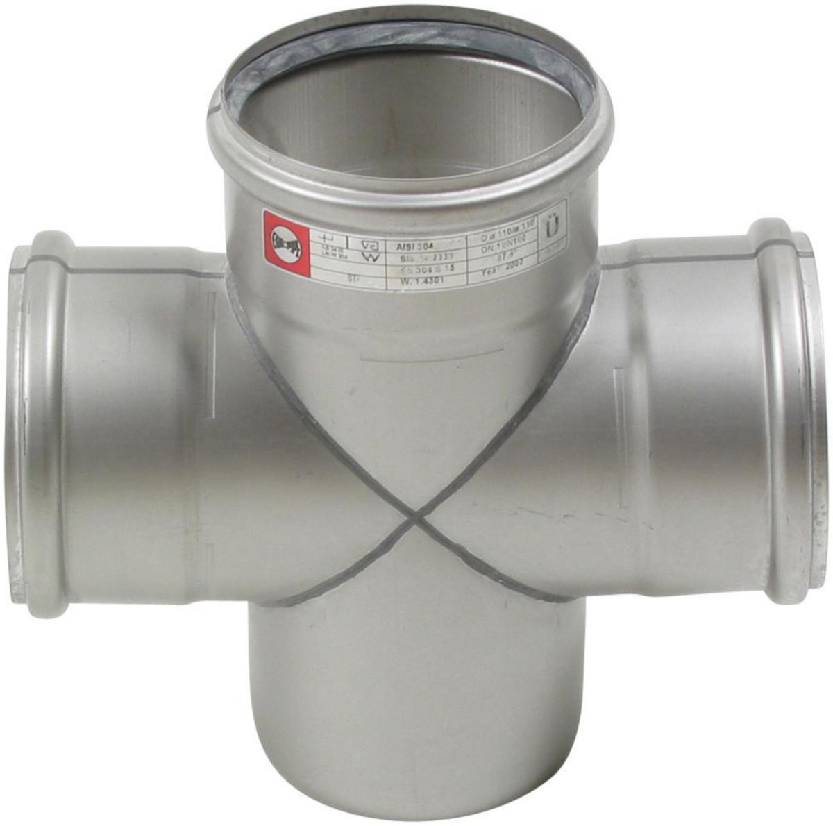 Grenrør 87.5° dobbelt, type 831, AISI 316L, Europipe - Blücher