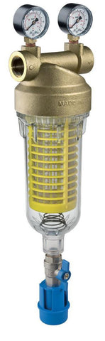 Selvrensende filter Hydra RAH singel med manometer - AxFlow
