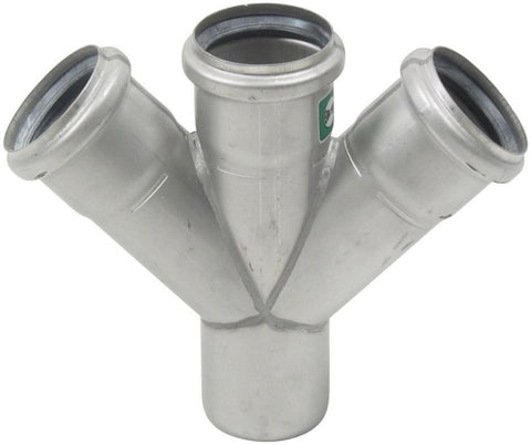Grenrør 45° dobbelt, type 836, AISI 316L, Europipe - Blücher