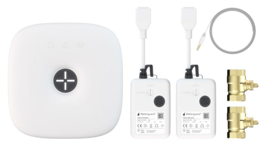 Waterguard+ Trådløs dobbel ventil kit Basis kit