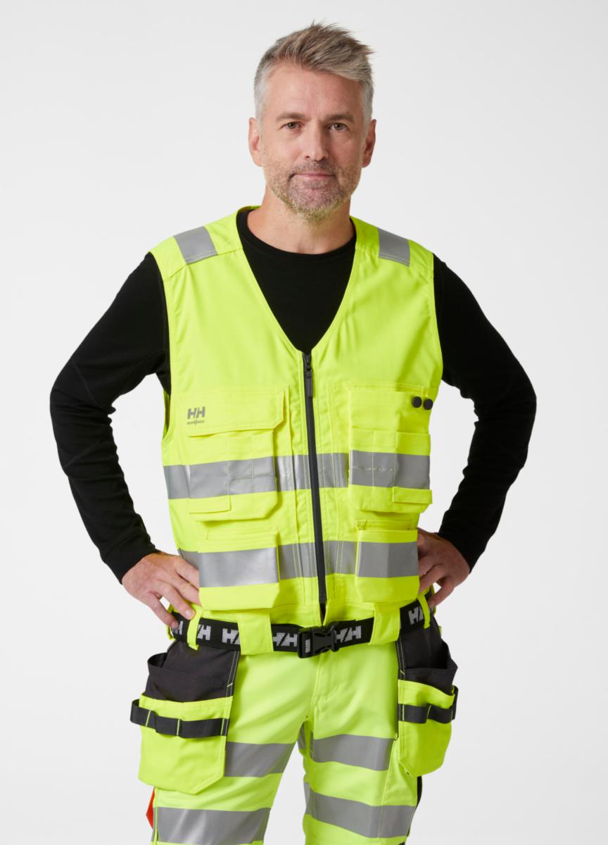 Håndverksvest HH Alna 2.0 HiVis kl.1 - Helly Hansen