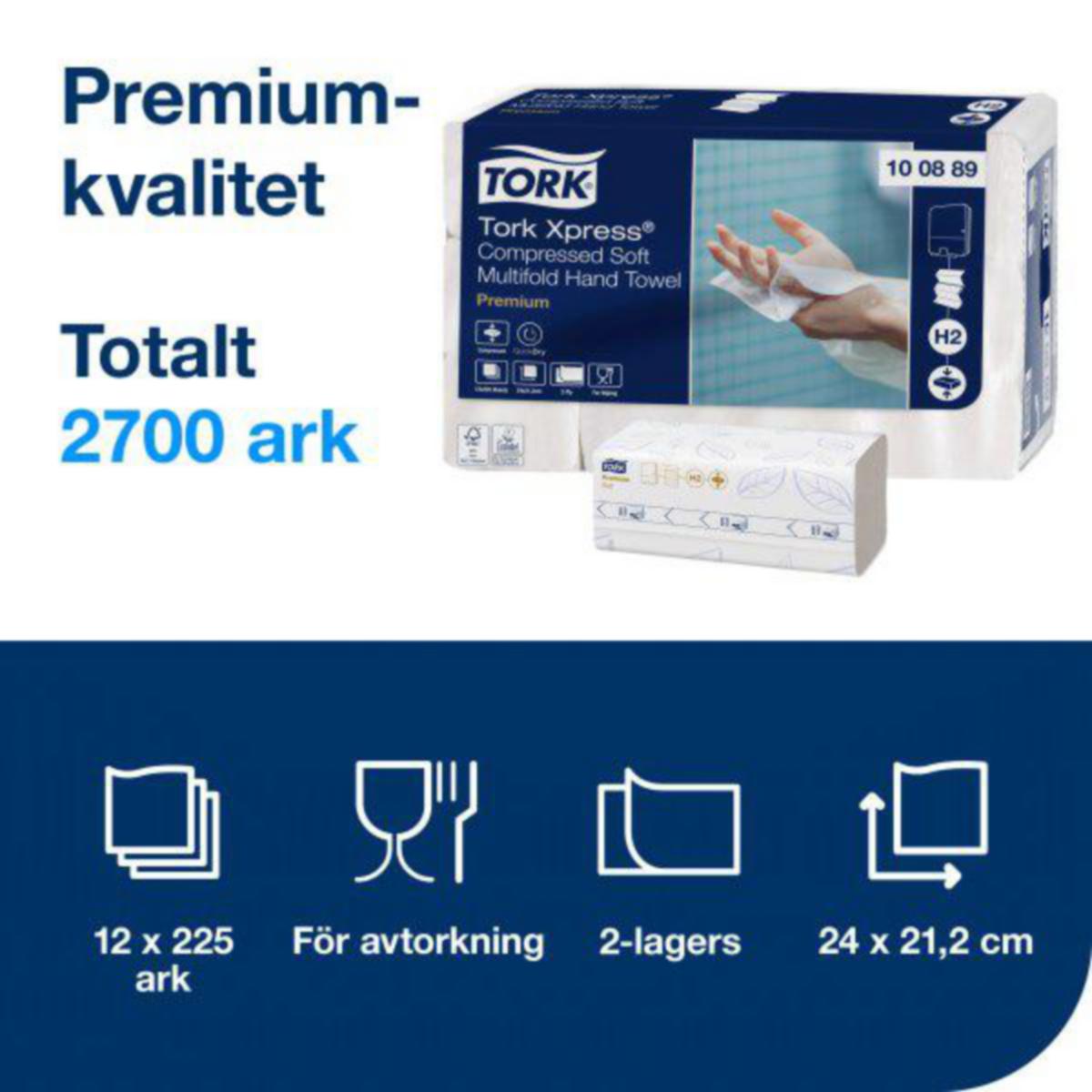 Håndtørk Tork xpress multifold H2
