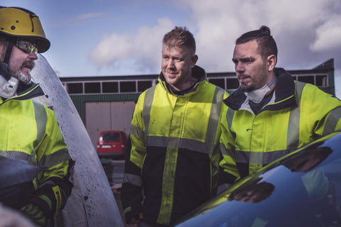 Skalljakke HH ICU HiVis kl.3 - Helly Hansen