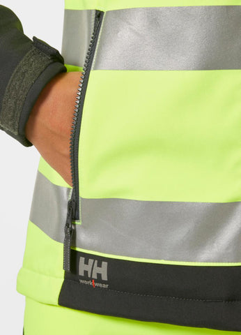 Softshelljakke dame HH Alna 2.0 HiVis kl.2 - Helly Hansen