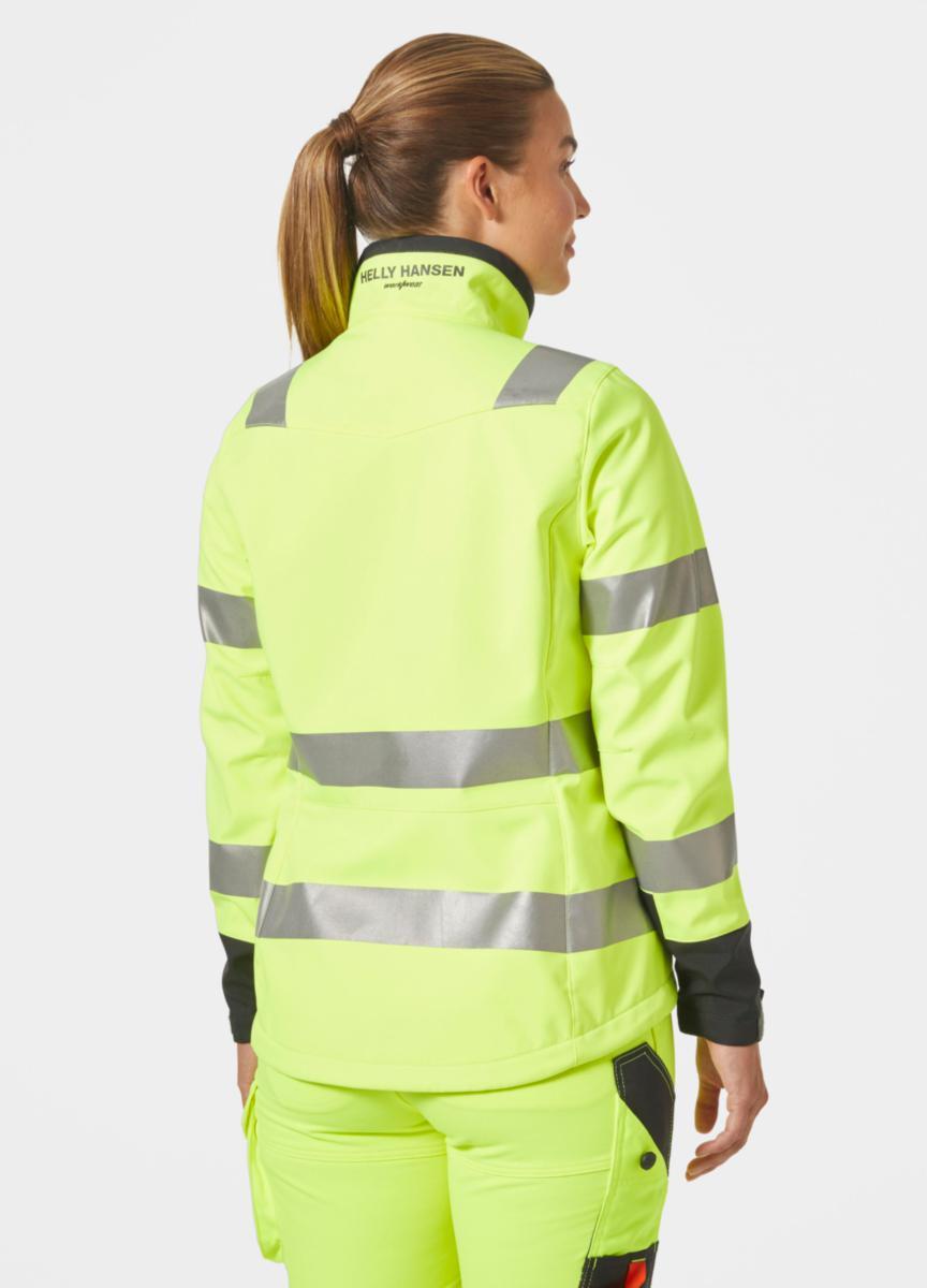 Softshelljakke dame HH Alna 2.0 HiVis kl.2 - Helly Hansen