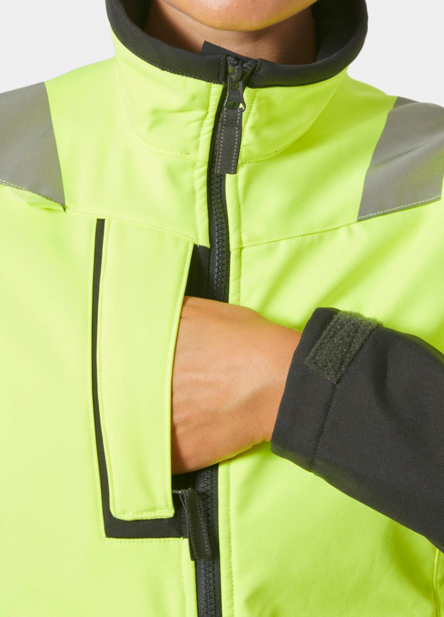 Softshelljakke dame HH Alna 2.0 HiVis kl.2 - Helly Hansen