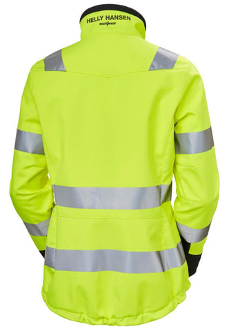 Softshelljakke dame HH Alna 2.0 HiVis kl.2 - Helly Hansen