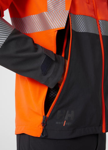 Jakke HH ICU BRZ HiVis kl.2