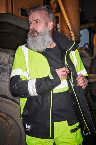 Vinterjakke allværs HH ICU HiVis kl.3 - Helly Hansen