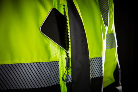 Vinterjakke allværs HH ICU HiVis kl.3 - Helly Hansen