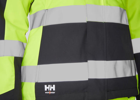 Vinterjakke allværs dame HH Luna HiVis kl.2 - Helly Hansen