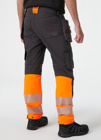 Håndverksbukse HH ICU BRZ HiVis kl.1